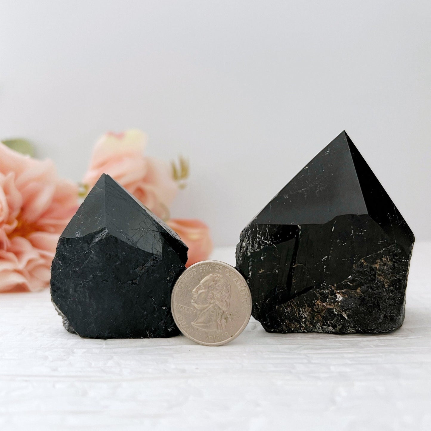 Black Tourmaline Top Polished Point