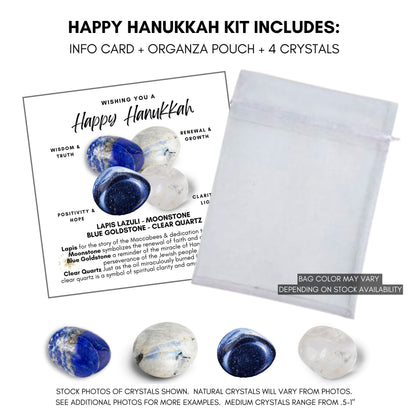 Happy Hanukkah Crystal Kit